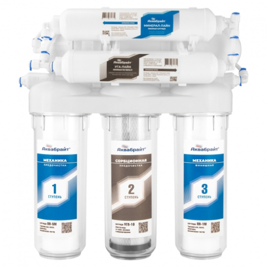 Система обратного осмоса Аквабрайт АБФ-ОСМО-6